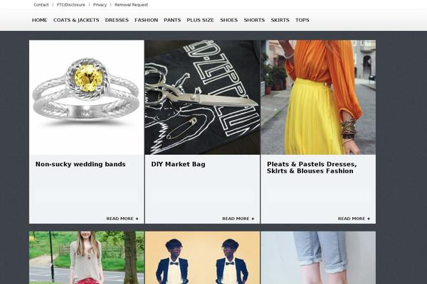 Pinclone theme site design template sample