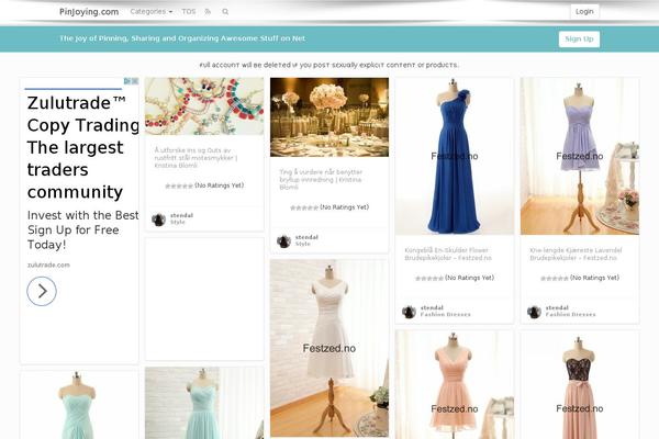 pinjoying.com site used Pinclone