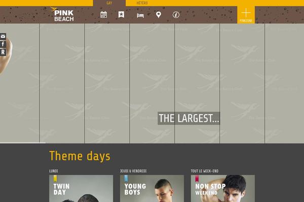 Redsky theme site design template sample