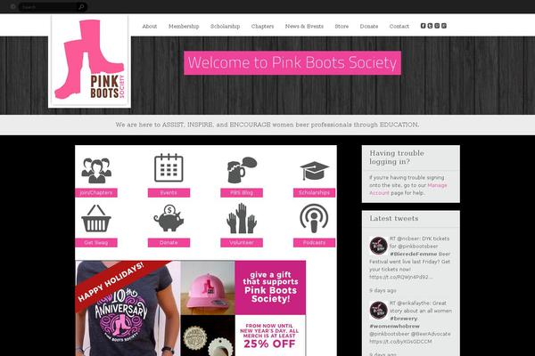 Site using Twiget Twitter Widget plugin