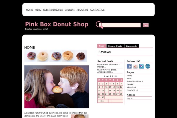 Blossom theme site design template sample