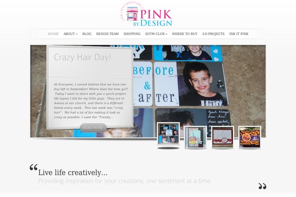SimplePress theme site design template sample