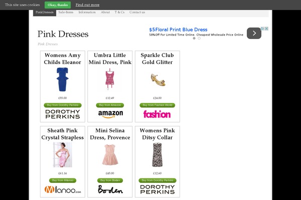 Prose theme site design template sample