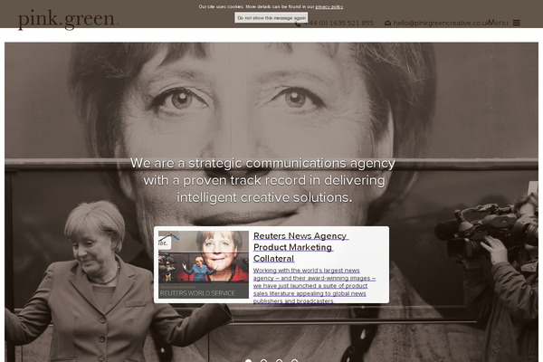 pinkgreencreative.co.uk site used Pg2013