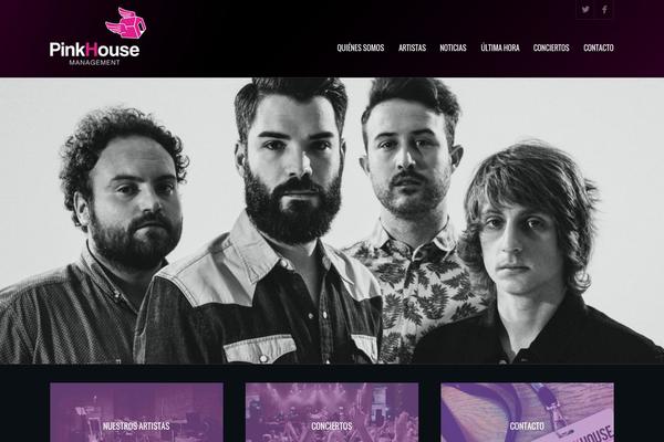 Metric theme site design template sample
