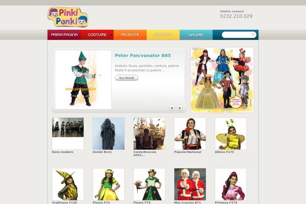 Eshop theme site design template sample