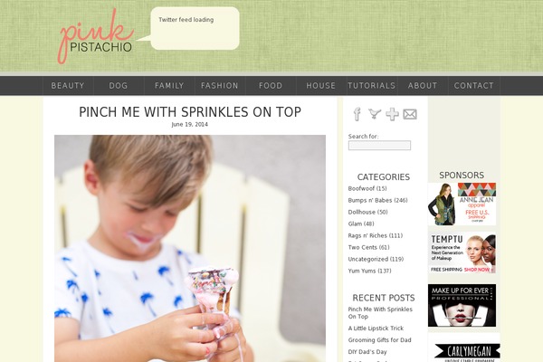 pinkpistachio.com site used Rosemary