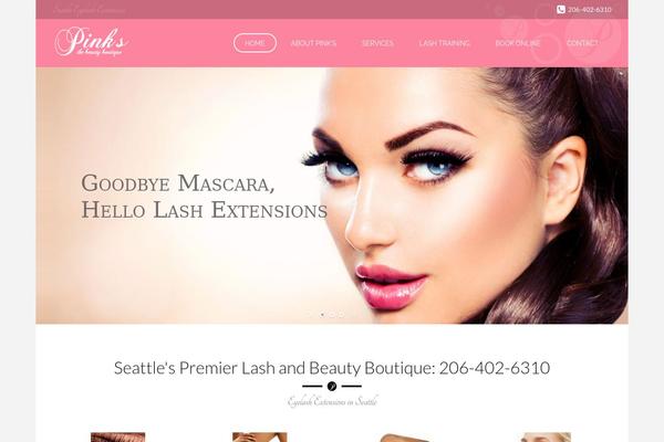 Spa Lab theme site design template sample