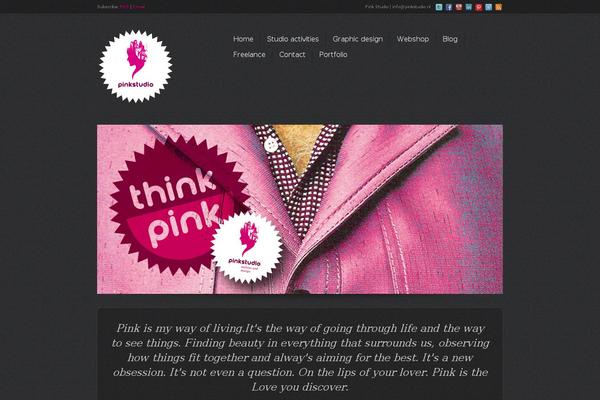 Reaction theme site design template sample