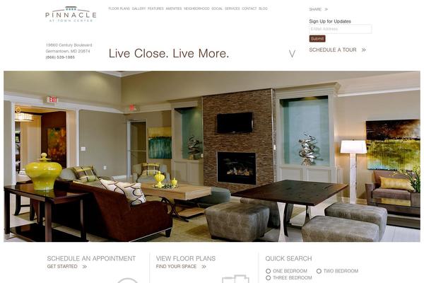 pinnacleattowncenter.com site used Bozzutotemplate2013