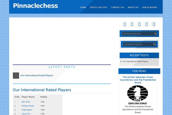 pinnaclechess.com site used Writing Board