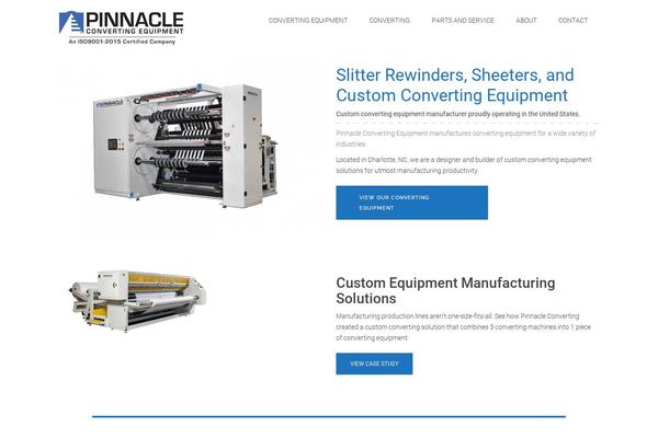 pinnacleconverting.com site used Primary