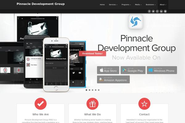 Engrave theme site design template sample