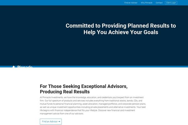 Pi theme site design template sample
