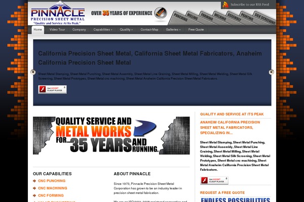 pinnacleprecisionsheetmetal.com site used The Station
