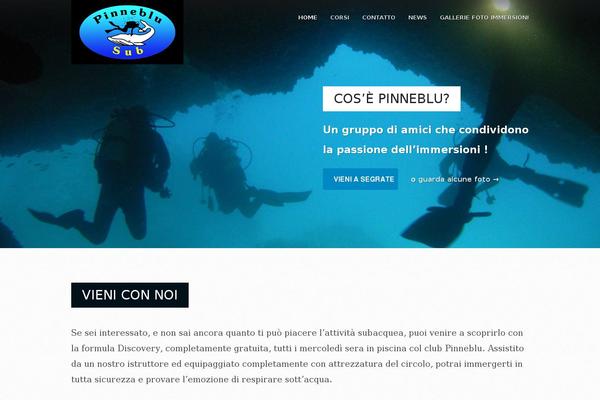 Unos theme site design template sample
