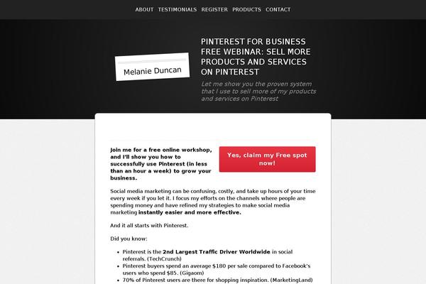 pinningforbusiness.com site used Blank-wordpress-theme