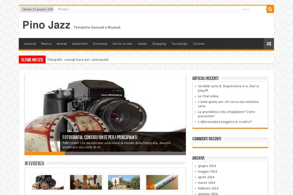 Sahifa theme site design template sample