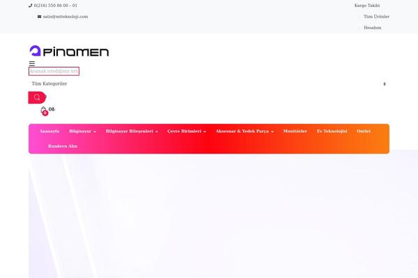 Electro theme site design template sample