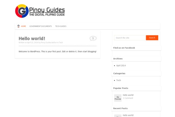 GeneratePress theme site design template sample