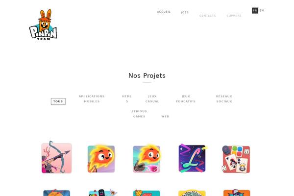 Layers theme site design template sample