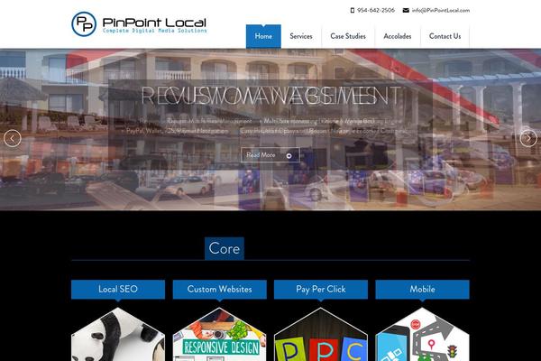 Pinpoint theme site design template sample
