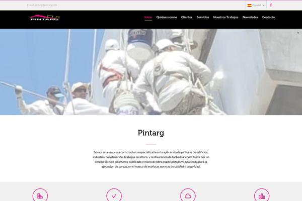 Dante theme site design template sample