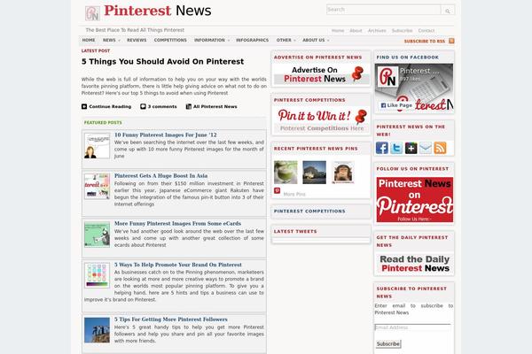 The Morning After theme site design template sample
