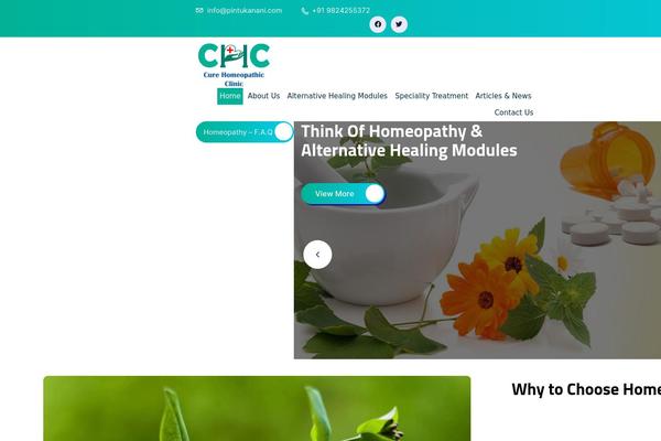 Site using Mecare-elementor plugin