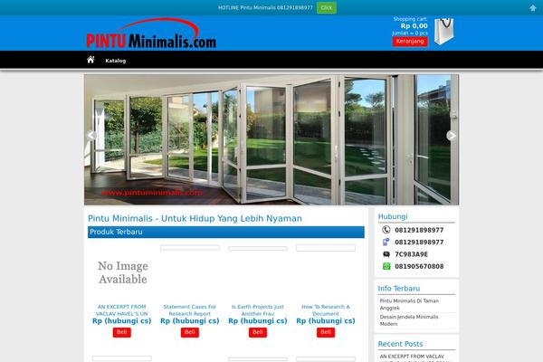 Pasaraya theme site design template sample