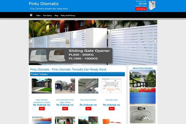 Pasaraya theme site design template sample