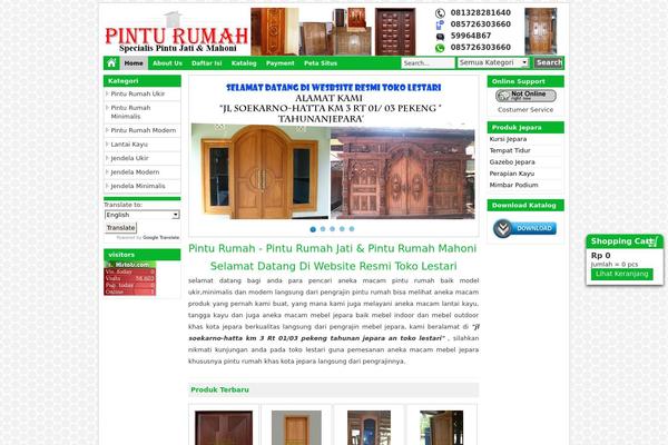 Wptoko theme site design template sample
