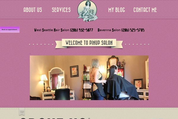Retro theme site design template sample