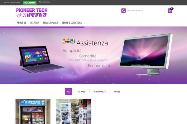 BuyShop theme site design template sample