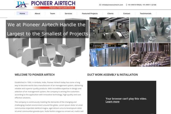 Site using JQuery Accordion Menu Widget plugin