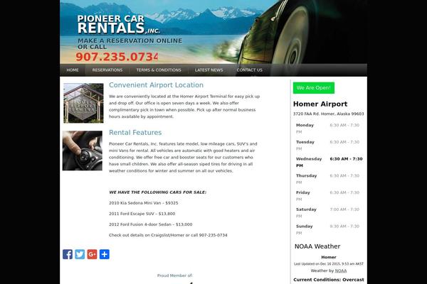 Site using Car plugin