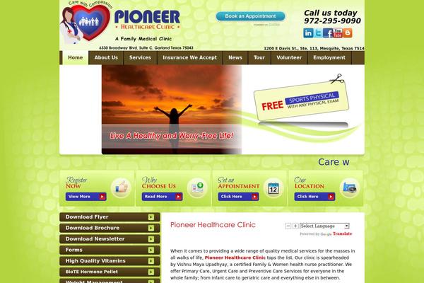 Site using FLV Embed plugin