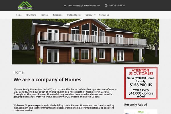 Realia theme site design template sample