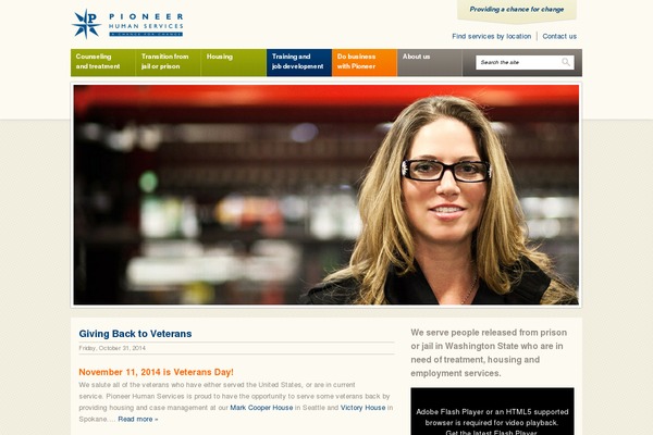 pioneerhumanservices.org site used Phs