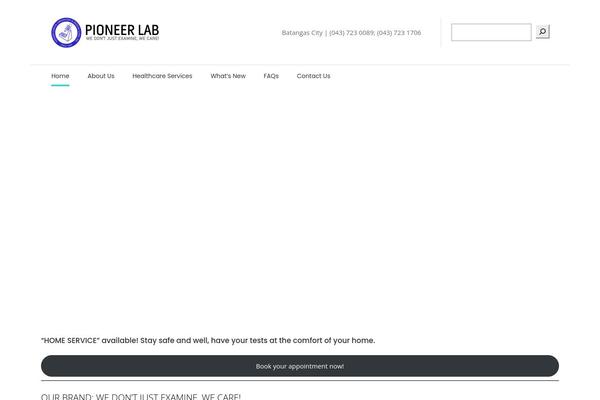 MediClinic theme site design template sample