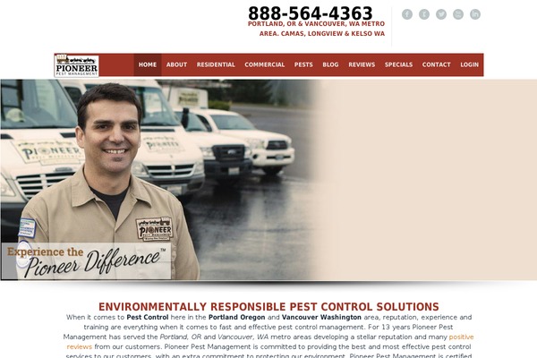 pioneerpest.com site used Certus