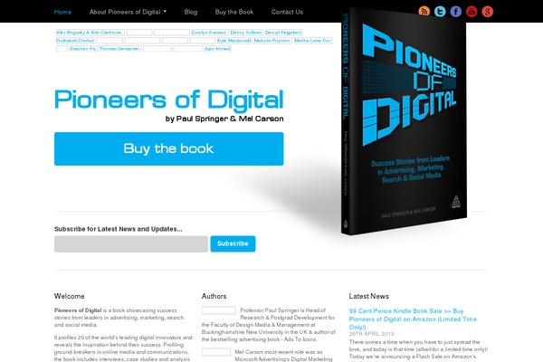 pioneersofdigital.com site used Pod