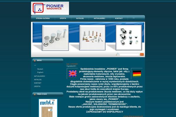pionier.pl site used Skyline