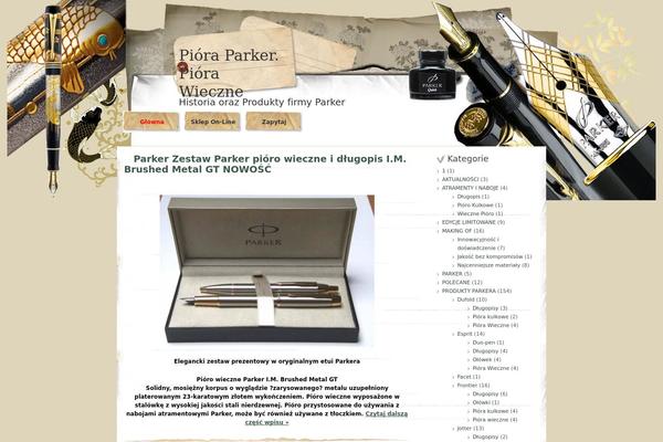 pioraparker.pl site used japan-style