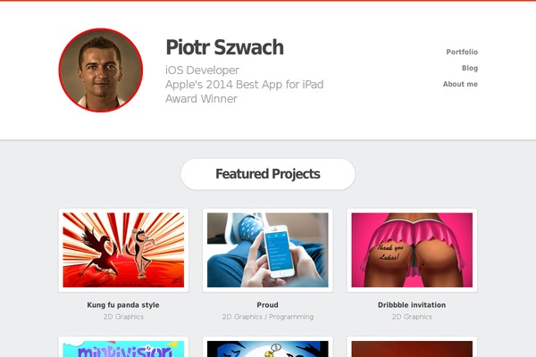 piotrszwach.com site used Identify-v1.0.3