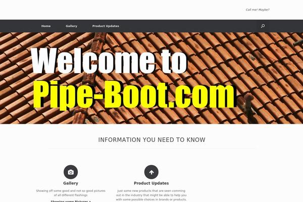 Vantage theme site design template sample