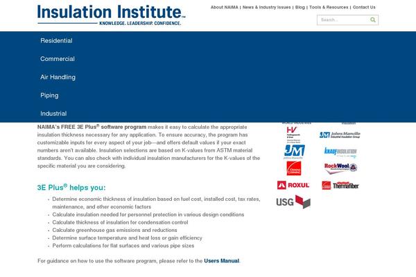 pipeinsulation.org site used Naima