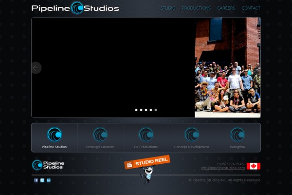 pipelinestudios.com site used Pipeline