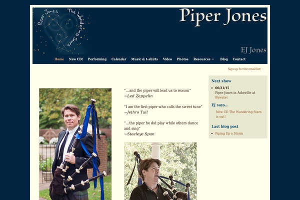 Site using Weaver Show Posts plugin