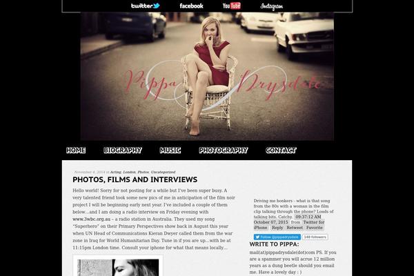 IndieFest theme site design template sample